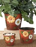 Rust Flower Pots