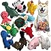 LEGEND SANDY Squeaky Plush Dog Toy Pack for Puppy, Small Stuffed Puppy Chew Toys 12 Dog Toys Bulk with Squeakers, Cute Soft Pet Toy for Small Medium Size Dogs