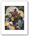 The Flower Vendor by Diego Rivera 8"x10" Art Print Poster