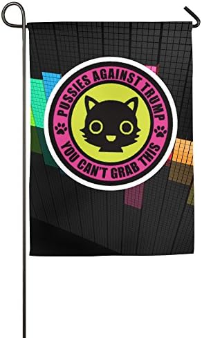 Pussies Against Trump Meow Garden Flag Home Garden Flags