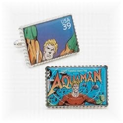 Aquaman Stamp Cufflinks