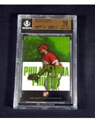 2003 Topps Pristine Ryan Howard #189 U /1499 Graded BGS 10