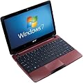 Acer Aspire One 722 11.6 inch Netbook - Red (AMD Dual-Core C-60 1GHz, RAM 2GB HDD 320GB LAN, WLAN, Webcam, Windows 7 Home Premium 64 Bit)