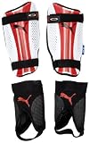 PUMA Schienbeinschoner King XL, white-black-pompeian red, M, 030257 11