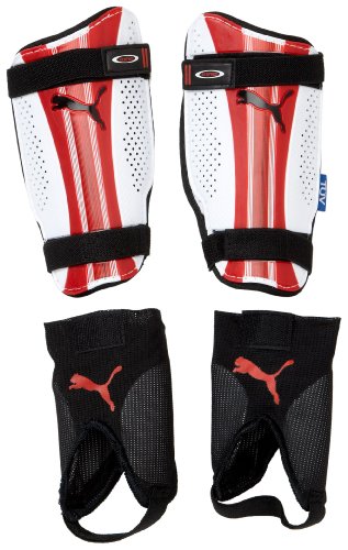 PUMA Schienbeinschoner King XL, white-black-pompeian red, S, 030257 11