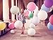 AFTERLOON® Biodegradable Balloons 3 pcs 36 Inch Pear Shaped Giant Extra Large White, Thickened Strong Natural Latex Jumbo XL Big Helium Float, for Baby Shower Gender Reveal Birthday Party Decorations