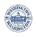 Wallmonkeys Peel and Stick Wall Decals - Washington Grunge Rubber Stamp - Removable Graphic