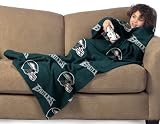 Philadelphia Eagles Youth Comfy Throw Blanket with Sleeves