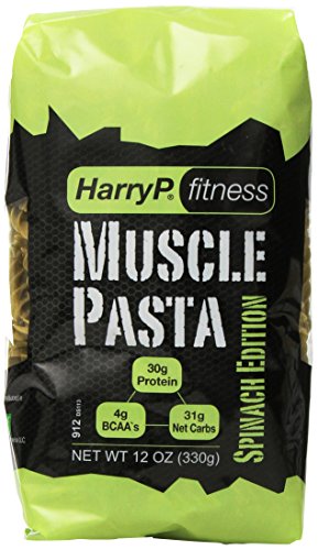 Harry P. Fitness Muscle Pasta, Spinach, 12 Ounce