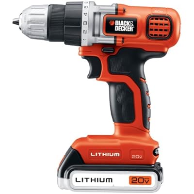 Black & Decker LDX120C 20-Volt MAX Lithium-Ion Cordless Drill/Driver