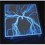 Plasma Luminglas 12" Disk Light Square BLUE