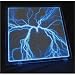 Plasma Luminglas 12" Disk Light Square BLUE