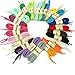 YFINE Multiple Solid Colors Flat Shoe Laces Shoelaces for Sneakers Shoes(2 Pair)