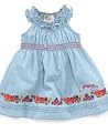 Guess Baby Girls Dress, Chambray Dress chambrey 12 months