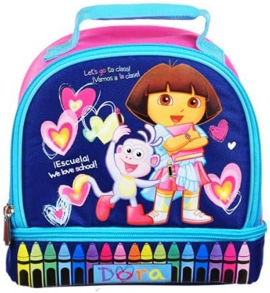 DORA DOUBLE COMPARTMENT LUNCH BOX - COLORS