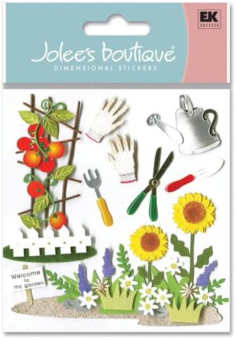 Jolee's Boutique 3-Dimensional Ornate Stickers, Gardening
