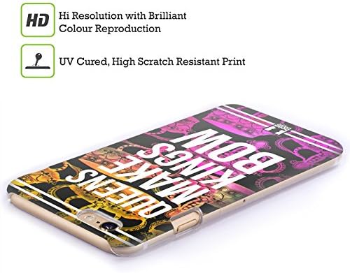 Head Case Designs Kings Bow Down Crown Rebel Protective Snap-on Hard Back Case Cover for HTC Desire 610