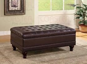 Leather Ottoman Coffee Table