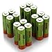 FlePowTM 8pack AAA Battery 1.2V Ni-MH High Capacity 1000mAh Pre-charged Low Self-discharge Rechargeable Batteries