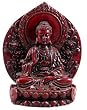 Tibetan Buddhist Buddha Statue- Red Resin