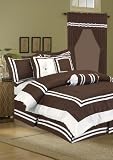 7Pcs Full Hotel Collection Block Bed in a Bag Chocolate