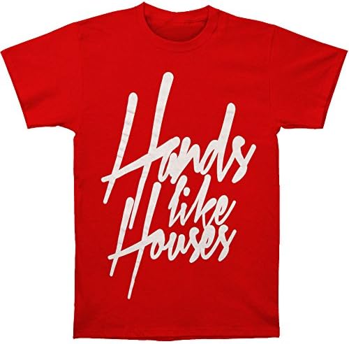 Hands Like Houses Men's Full Print T-shirt Large Red