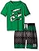 DC Apparel Boys' 2 Piece Rashguard Top with Micro Quick Dry Short Set