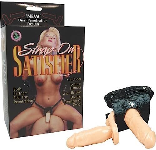 Nasstoys Dual Penetration Strap-on Satisfier, Flesh by Joy Hollywood