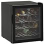 16 BOTTLE THERMOELECTRIC WINE COOLER W/THERMO PANE REVERSIBLE GLASS DOOR