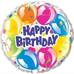 Fliegender Helium Folienballon Happy Birthday inkl. F�llung