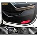 Carbon Door Protect Anti Scratch Cover Kick Decal Sticker Carbon Black For Hyundai 2012-2014 Genesis Coupe