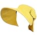 UPF Sun Roll Topless Hat Floppy Visor Adjustable Natural