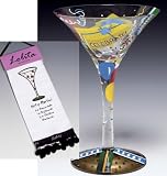 Santa Barbara GLS4-5580A Lolita Martini Glass, Birthday Guy