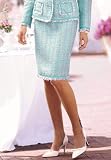 Fringed Boucle Skirt