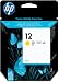 HP 12 Yellow Ink Cartridge in Retail Packaging