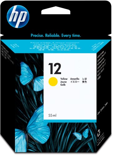 HP 12 Yellow Ink Cartridge in Retail Packaging