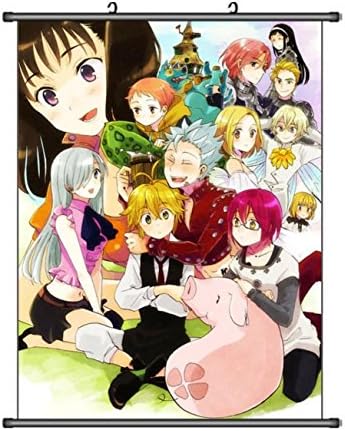 Cute Art Home decoration &amp; Loving family Anime Home Decor Poster Wall Scroll Nanatsu no Taizai The Seven Deadly Sins