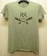 RRL(ダブルアールエル) バックプリント TRADINGTシャツ オリーブ 並行輸入品