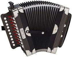 Hohner 3002B Cajun Ariette Accordion in Black