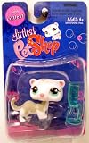 Eigenschaften HASBRO Littlest Pet Shop / LITTLEST PET SHOP - LITTLEST - HERMELIN weiss # 579 mit Trinkflasche im Ständer - US-VERPACKUNG - OVP