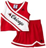 NBA Toddler Chicago Bulls 2 Piece Cheerleader Set - R248Tqbu (Red, 4T)
