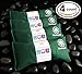 Lavender Eye Pillows - Yoga Eye Pillows Namaste Hot Cold Aromatherapy for Stress, Meditation, Spa, Relaxation Gifts - Made in USA by Happy Wraps - Set of 4 - Green Cotton