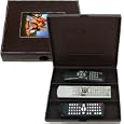 Brown Faux Leather Remote Control Storage Box W/Photo Insert