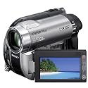 Sony - Handycam DCR-DVD450E - Camcorder - Widescreen Video Capture - 800 Kpix - optical zoom: 60 x - DVD-R (8cm), DVD-RW (8 cm), DVD RW (8cm), DVD R DL (8cm), flash card