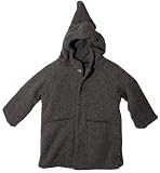 Susan Grey Wool Kids Coat with Fleece Lining by Album di Famiglia