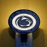 PENN STATE NITTANY LIONS Team Logo ART-GLASS NIGHTLIGHT (4 1/2 x 4 3/4) by Memory Company