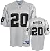 Darren McFadden Jersey: Reebok Silver Replica #20 Oakland Raiders Jersey - X-Large