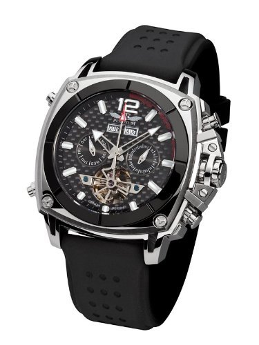 Perigaum 1972 Automatic Limited P-1001-SS Automatic Watch for Him Open Balance Spring