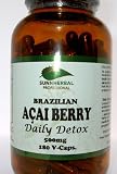 Acai Berry Daily DeTox, Brazilian Sourced but Made in Canada, 180 500mg Vegetarian Capsules 51iV9SadxWL. SL160 Acai Berry Daily DeTox, Brazilian Sourced but Made in Canada, 180 500mg Vegetarian Capsules