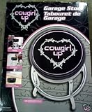 Cowgirl Up Garage Bar Stool Furniture Pink Barbed Wire